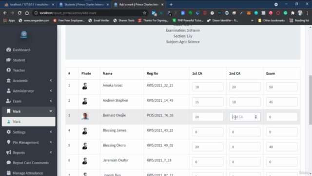 Version 2: Develop a Result Checker Web Application in PHP - Screenshot_03
