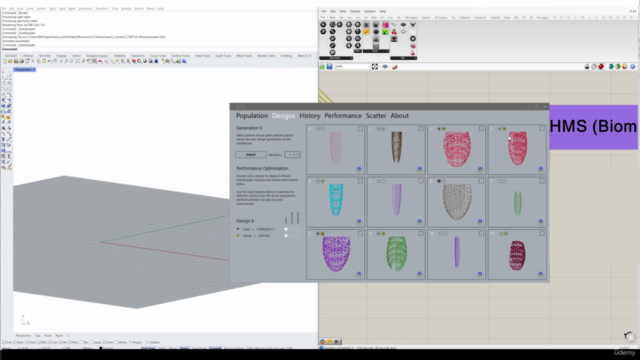 Galapagos and Biomorpher on Grasshopper: Al Bahr example - Screenshot_04