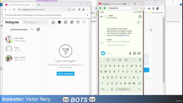 Crie um BOT de atendimento para o INSTAGRAM Python e php - Screenshot_02