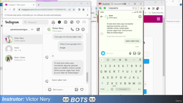 Crie um BOT de atendimento para o INSTAGRAM Python e php - Screenshot_03