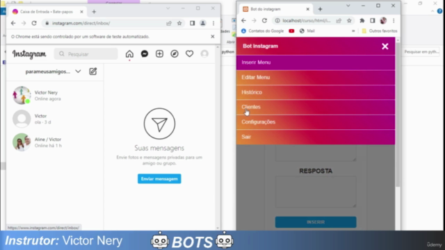Crie um BOT de atendimento para o INSTAGRAM Python e php - Screenshot_04