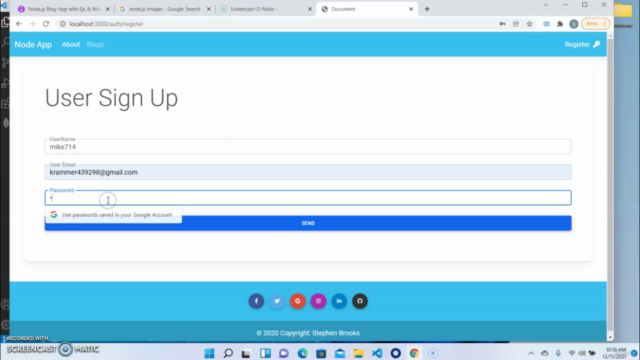 Node.js Blog App with Ejs & MongoDB - Screenshot_01