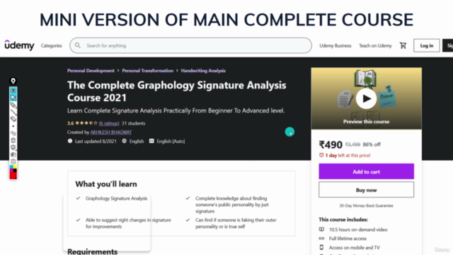 Graphology Free Online Course On Signature Analysis - Screenshot_03