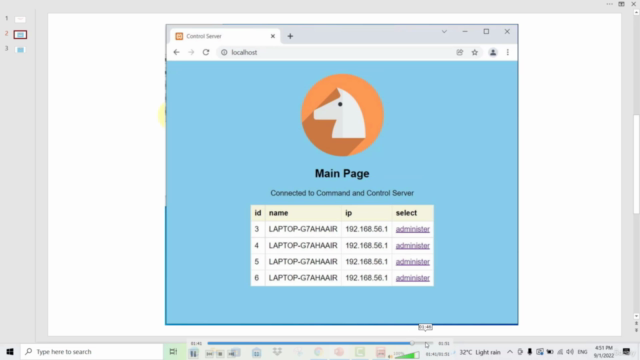 Remote Access Tools (RAT3) : Design and Implement Botnets - Screenshot_04