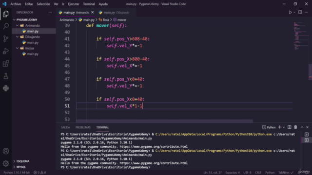 Curso de Programación Python y Juegos con Pygame - Screenshot_03
