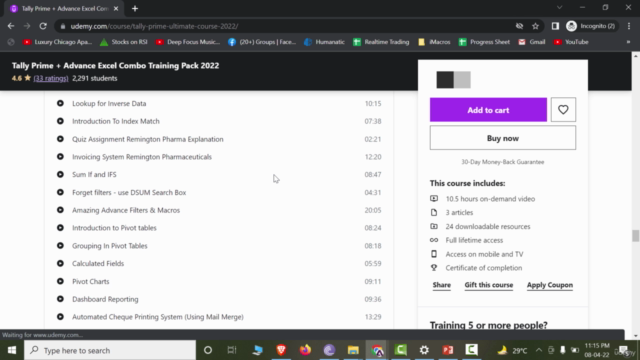 Tally Prime Course + Advance Excel Combo Training Pack - Screenshot_02