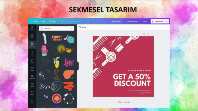 Canva ile Profesyonel Tasarım | Web Tasarım Kursu | Güncel - Screenshot_01