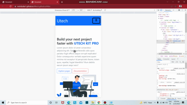 Build two projects using HTML5 ,CSS3 & bootstrap5 - 2022 - Screenshot_03