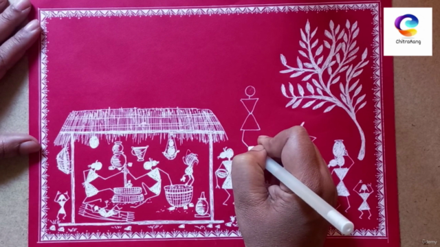 WARLI ART ADVANCE COURSE - Learn 6 different paintings - Screenshot_01