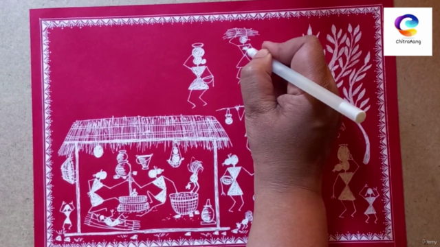 WARLI ART ADVANCE COURSE - Learn 6 different paintings - Screenshot_02