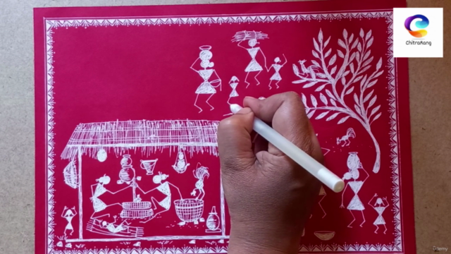 WARLI ART ADVANCE COURSE - Learn 6 different paintings - Screenshot_03