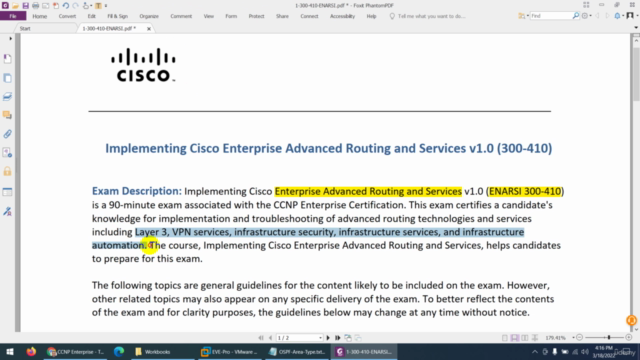 CCNP Enterprise: ENARSI 300-410 Training Part-1/2 - Screenshot_01