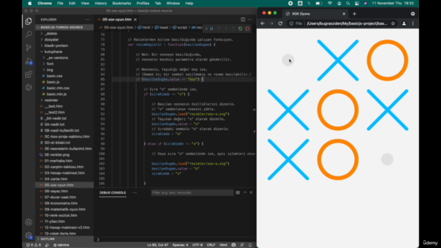 JavaScript ile nesne-tabanlı interaktif projeler geliştirmek - Screenshot_01