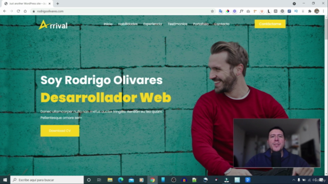 Cómo Crear una Página Web Personal o Portafolio – Screenshot 1