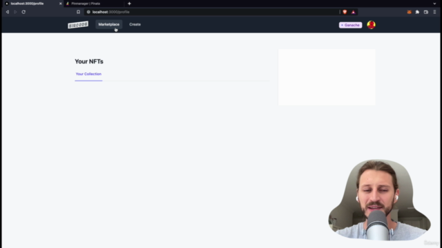 NFT Marketplace - React, Next.js & Solidity Guide (2023) - Screenshot_01