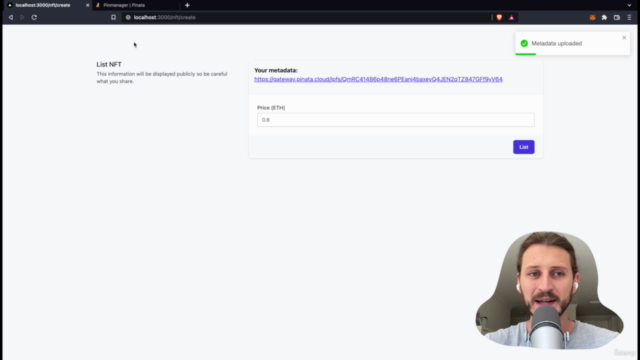 NFT Marketplace - React, Next.js & Solidity Guide (2023) - Screenshot_03