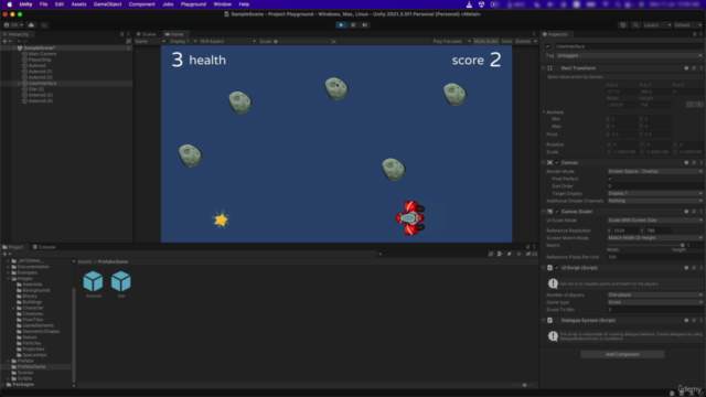 مدخل لتطوير الالعاب (بدون برمجة) للمبتدئين Unity Playground - Screenshot_03