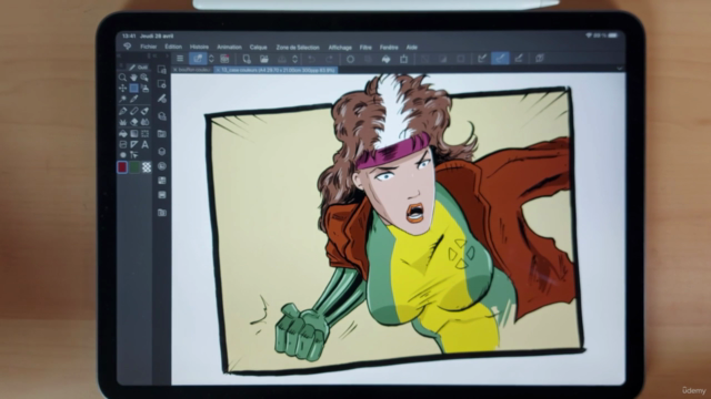 LES COMICS: Croquis, encrage et couleur - Screenshot_02