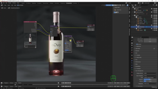 Modelisation et Composition Packshot 3D sous Blender - Screenshot_03