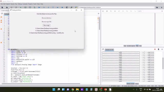 Stock Market Portfolio Automation using Python and Excel - Screenshot_04