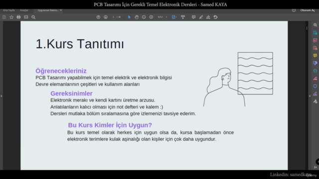 Uygulamalı Elektronik 1 - PCB Tasarımı İçin Temel Elektronik - Screenshot_01