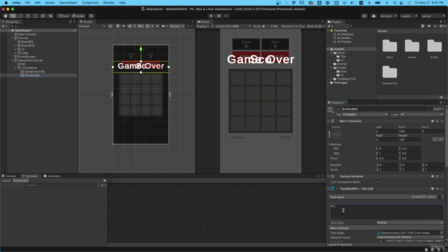 WeMade 2048 with Unity & C# - Screenshot_02