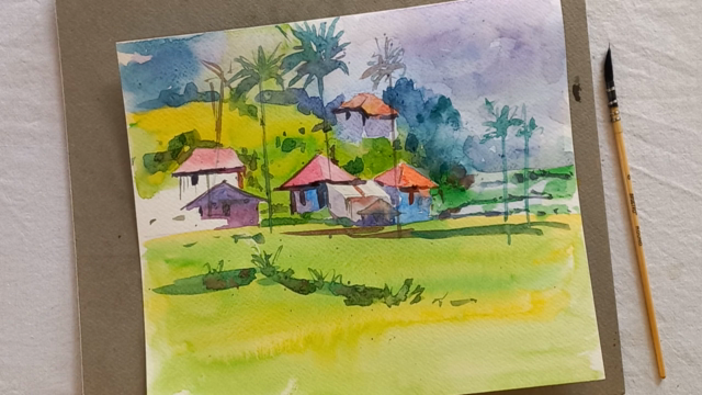 Learn Konkan Watercolor Painting - Screenshot_04