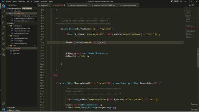 Crea una Api REST FULL completa con  PHP NATIVO - Screenshot_01