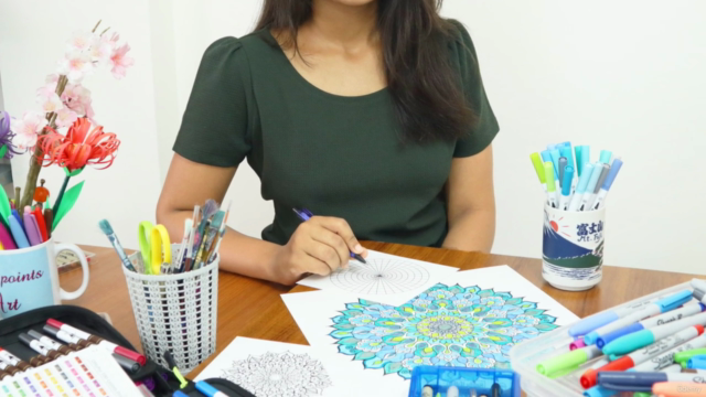 Mandala Art Therapy : Learn to draw Mandala from basics - Screenshot_01