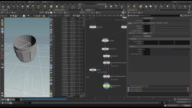 Houdini FX - Simulazioni di Corpi Rigidi e Distruzioni - Screenshot_01