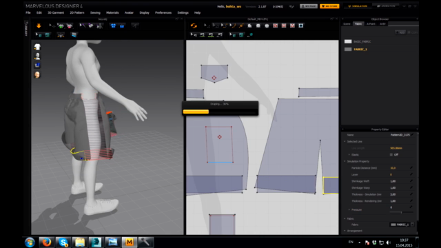 Complex clothes in 1 hour (Marvelous Designer+3ds max) - Screenshot_01