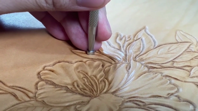 Leather carving azalea - Screenshot_02