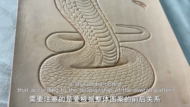 Leather carving Snake Leather craft - Screenshot_01