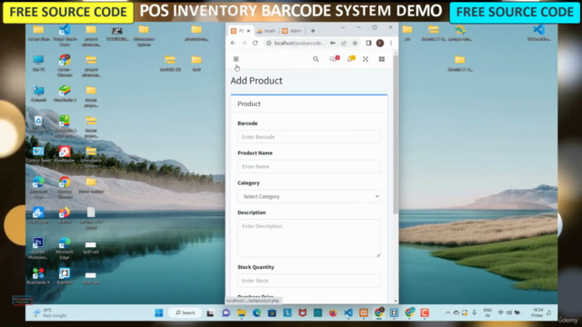 PHP Mysql Inventory Barcode POS Web App with Dashboard - Screenshot_02