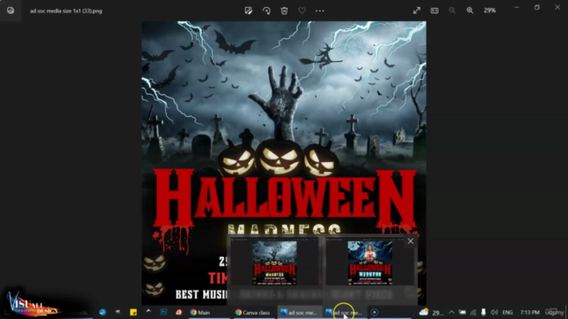 Halloween Promo Poster  Graphic Design on Canva. - Screenshot_03