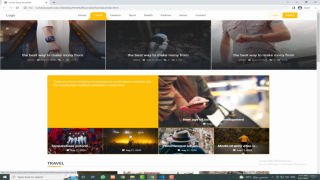 تعلم لغه HTML 5 بالعربيه - Screenshot_03