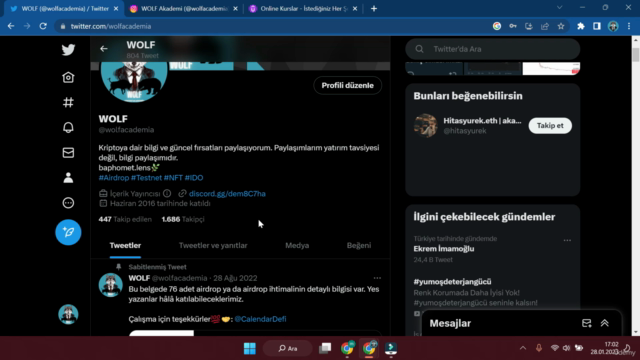 Kripto para airdrop ve ön satış eğitimi. - Screenshot_01