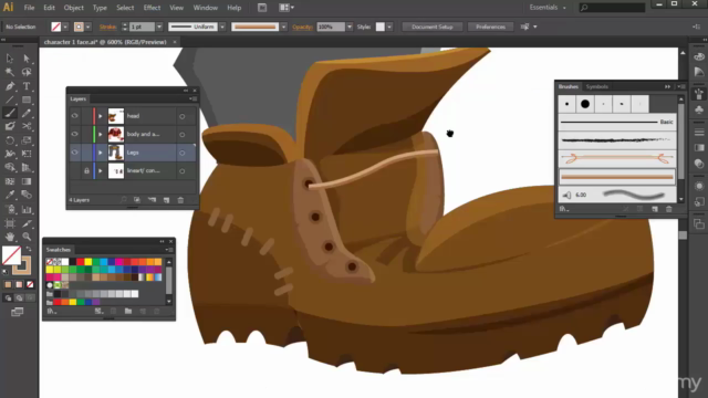 Create Detailed and Poseable Character in Adobe Illustrator - Screenshot_03