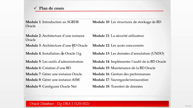 Formation Oracle "DBA 1" préparation de Certif (Z0-052) - Screenshot_03