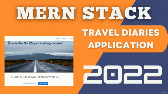 MERN Stack Advanced Travel Diaries Blog Project (2022) - Screenshot_01