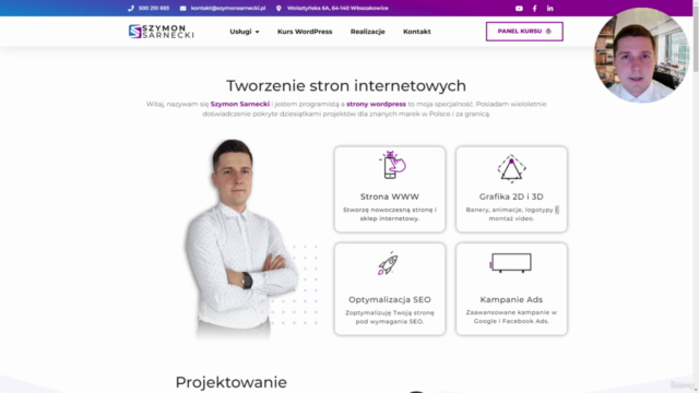 Tworzenie stron www - Wordpress i WooCommerce + Elementor - Screenshot_01
