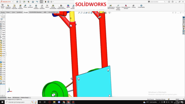 SOLİDWORKS  Sac, Yüzey, Kalıp, Analiz Dahil Sıfırdan Yüze - Screenshot_03