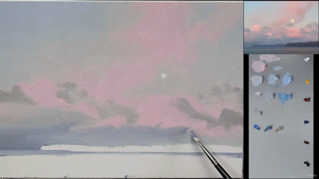 Learn How To Paint:  Oban Skies. Seascape in oils - Screenshot_02