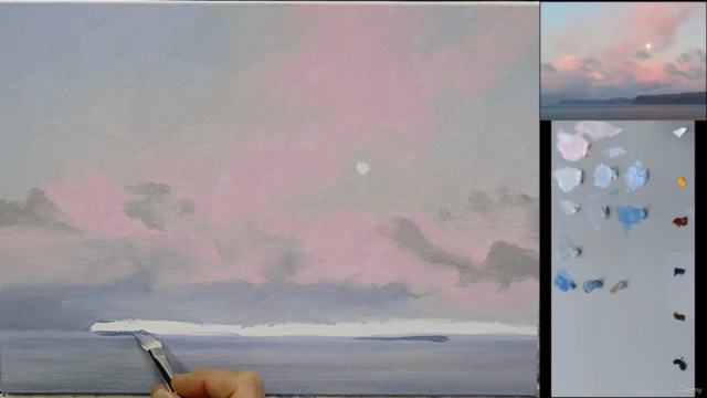 Learn How To Paint:  Oban Skies. Seascape in oils - Screenshot_03