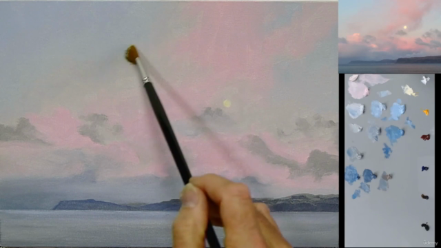 Learn How To Paint:  Oban Skies. Seascape in oils - Screenshot_04