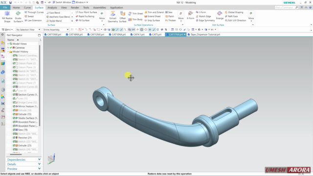 Siemens NX  Tutorial Approach (Surface, Solid & Curve) - Screenshot_04