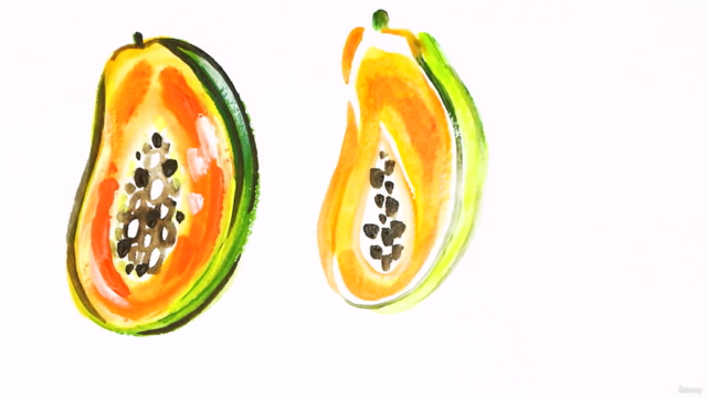 How to Paint Juicy Fruits! Loose Gouache Painting Guide - Screenshot_03