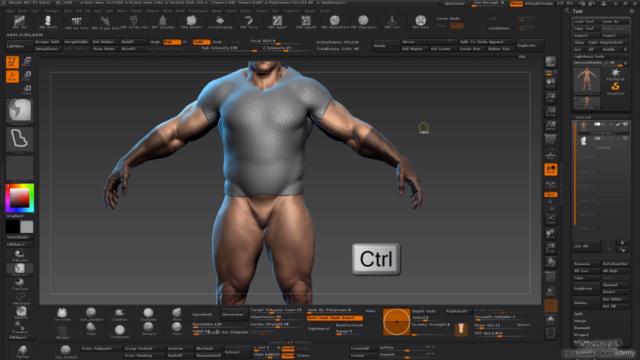 Моделирование Игровых 3D-Персонажей в ZBrush - Screenshot_03