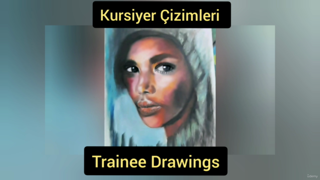 ( Oil Pastel Course)  yağlı pastel ile gerçekçi çizimler - Screenshot_04