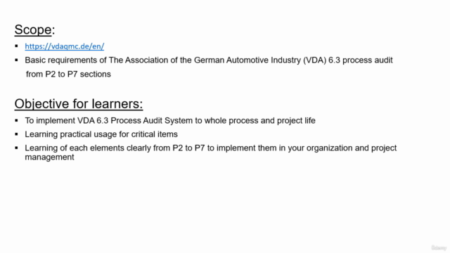 VDA 6.3 2016 - Process Audit - Screenshot_01